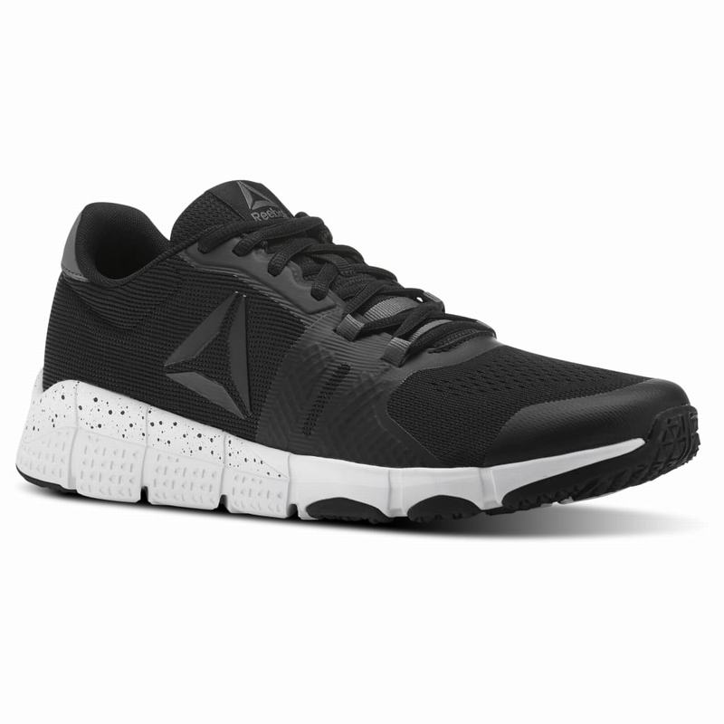 Adidasi Training Reebok Trainflex2.0 Barbati Negrii/Albi Romania DR2767YI